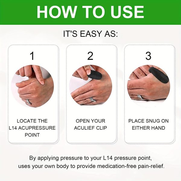 Sugar Control LI4 Acupressure Point Clip – Relax, Relieve, Restore!